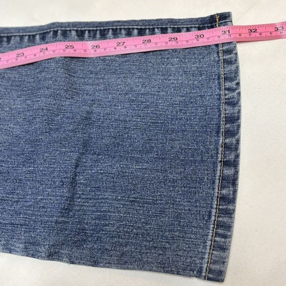 Vintage BONGO Bootcut Denim Jeans Womens 9 Low Rise Back Flap Pocket Y2K - Picture 7 of 14